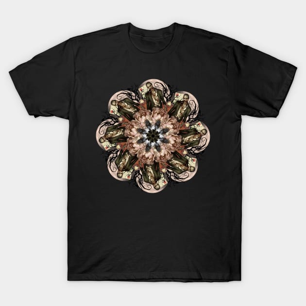 halloween zombie mandala T-Shirt by burenkaUA